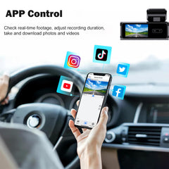 Mobile Internet WIFI version CAR DVR 1.97 inch driving recorder