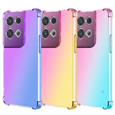 Anti-fall Silicone Phone Case Gradient Color