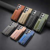 Wristband Wallet Card Holder Leather Phone Case
