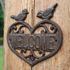 Iron Hanging Decoration Retro Courtyard Welcome Door Plate
