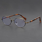 Oval TR90 Temple Retro Round Glasses Republic Of China Style
