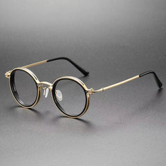 Vintage Round Frame Reading Glasses Anti Blue Light