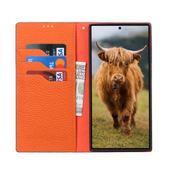 S25Ultra Leather Mobile Phone Case Flip Card Leather Case