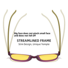 Retro Night Vision Anti-blue Light Glasses Men's Advanced Yellow