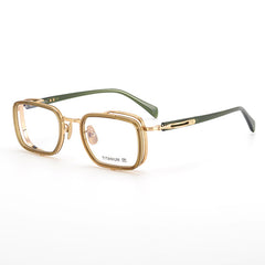 Plate B Titanium Business Retro Craft Glasses