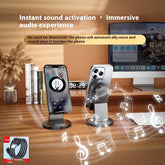 Three-in-one Wireless Induction Speaker Multi-function Bluetooth Speaker Bracket
