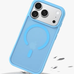 Skin-sensitive Magnetic Phone Case Frosted Translucent Drop-resistant Protective Cover