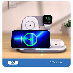 Foldable Multifunctional Magnetic Wireless Charger