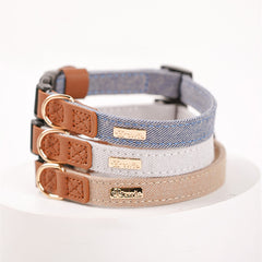 Anti-lost Nameplate Dog Out Adjustment Pet Collar Shiba Inu Hand Holding Rope Bandana