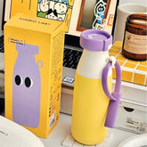 Large-capacity Stainless Steel Insulated Travel Mug With A Portable Straw Lid