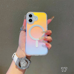 Laser Gradient Frosted Magnetic Phone Case