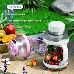 High-Capacity Multi-Functional Portable Fitness Blender With A Wide-Bottom Design