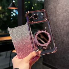 Glitter Mirror Magnetic Bracket Phone Case