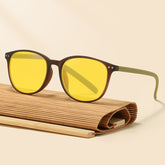 Retro Night Vision Anti-blue Light Glasses Men's Advanced Yellow