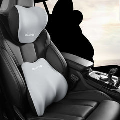 Car Headrest Neck Pillow Waist Support Set