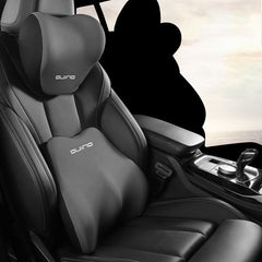 Car Headrest Neck Pillow Waist Support Set