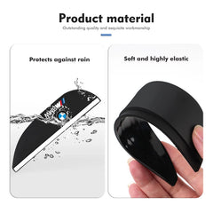 2pcs Car Sun Visor Rearview Mirror Rain Eyebrow Shield Sticker