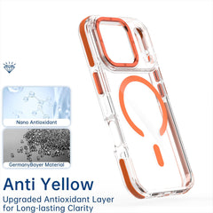 Applicable Magnetic Phone Case Two-color Transparent