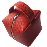 Womens Square Bread-Shaped Cosmetic Skincare Organizer Waterproof Toiletry Bag