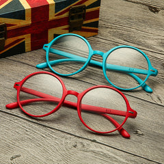 HD Resin Large Frame Round Reading Glasses