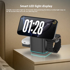 Three-in-one Electric Mobile Phone Magnetic Wireless Charging Stand