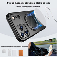 Suitable For 17Pro Phone Case Rotating Damping Magnetic Bracket Two-in-one
