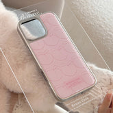Line Peach Epoxy All-inclusive Phone Case