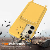 Applicable Card Holder Silicone Lens Lanyard Drop-resistant Protective Case