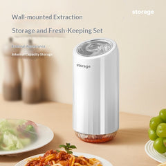 Wall-Mounted Punch-Free Storage Box For Fresh-Keeping Bags And Cling Film In The Kitchen