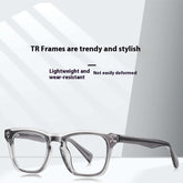 Men's Box Pin Plain Glasses Korean Style