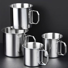304 Stainless Steel Foldable Multifunctional Portable Climbing Cup