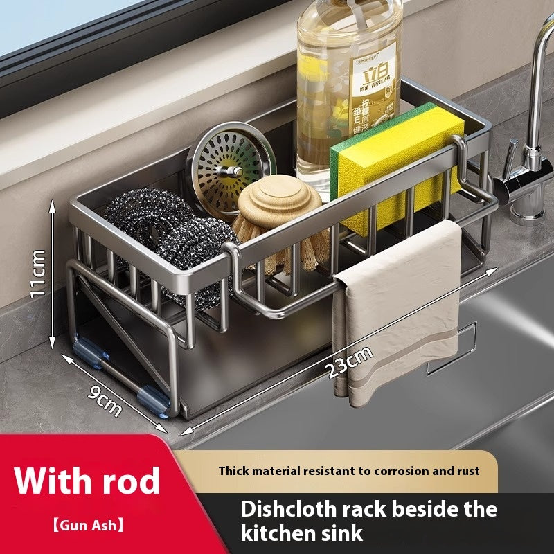 Kitchen Sink Rag Draining Rack