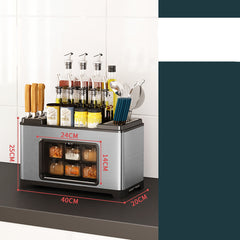 Stainless Steel Kitchen Condiment Storage Rack