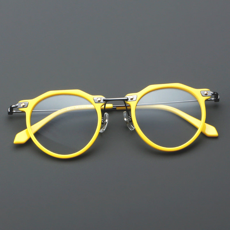 New Glasses 5812 Retro Glasses Rim Metal Optical Glasses