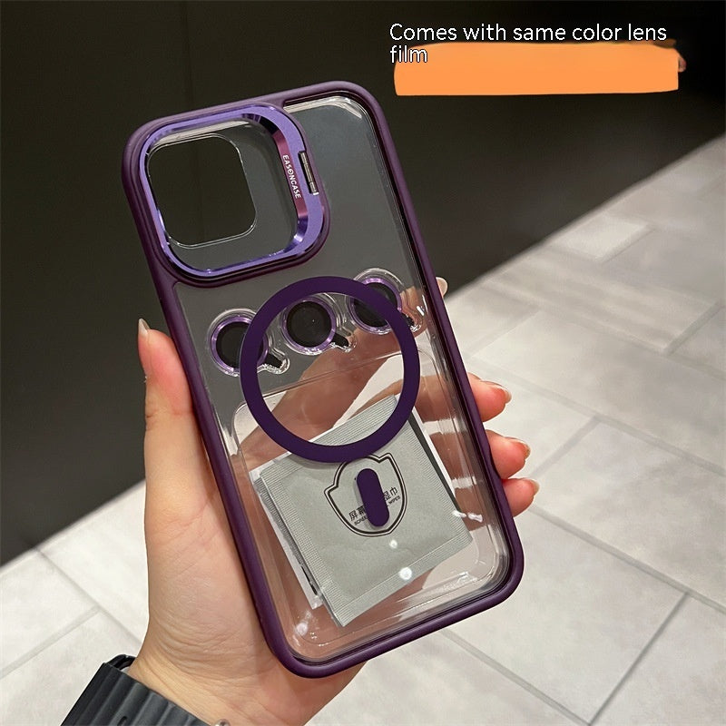 16 Lens Invisible Bracket Phone Case Magnetic Suction