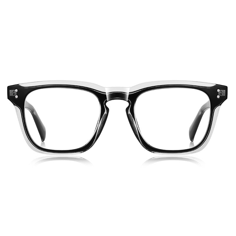 Men's Box Pin Plain Glasses Korean Style