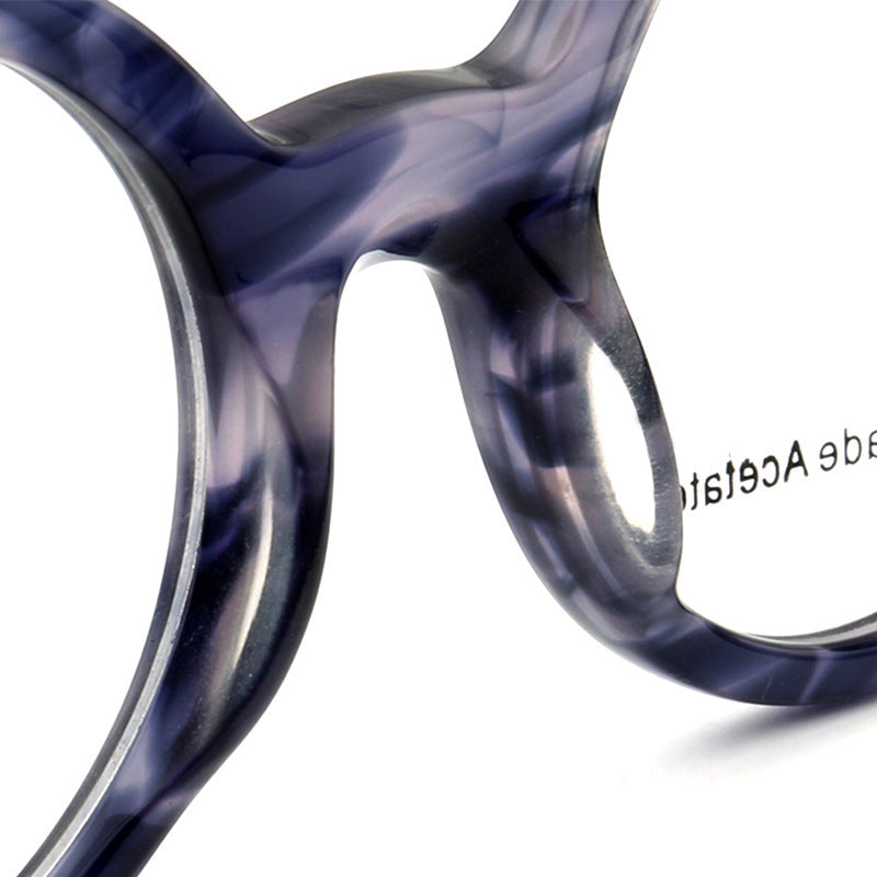 Fashion Personality Wood Stripe Glasses Frame