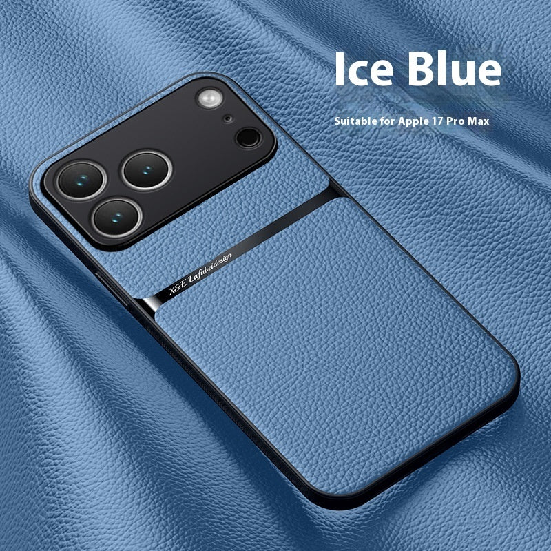 Creative Magnetic All-inclusive Litchi Leather Pattern Phone Case