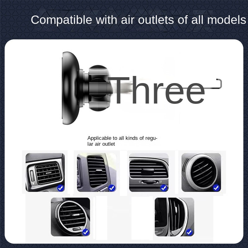 Magnetic Car Phone Holder Air Vent Clip
