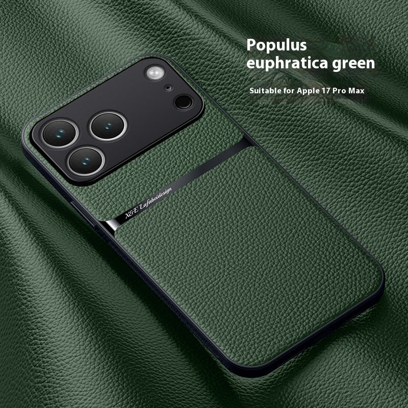 Creative Magnetic All-inclusive Litchi Leather Pattern Phone Case