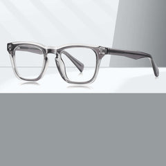 Men's Box Pin Plain Glasses Korean Style