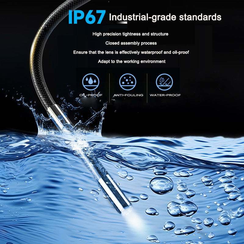 Industrial endoscope 360 degree rotation