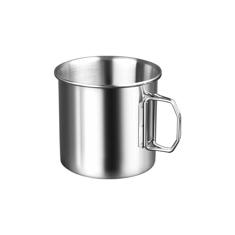 304 Stainless Steel Foldable Multifunctional Portable Climbing Cup