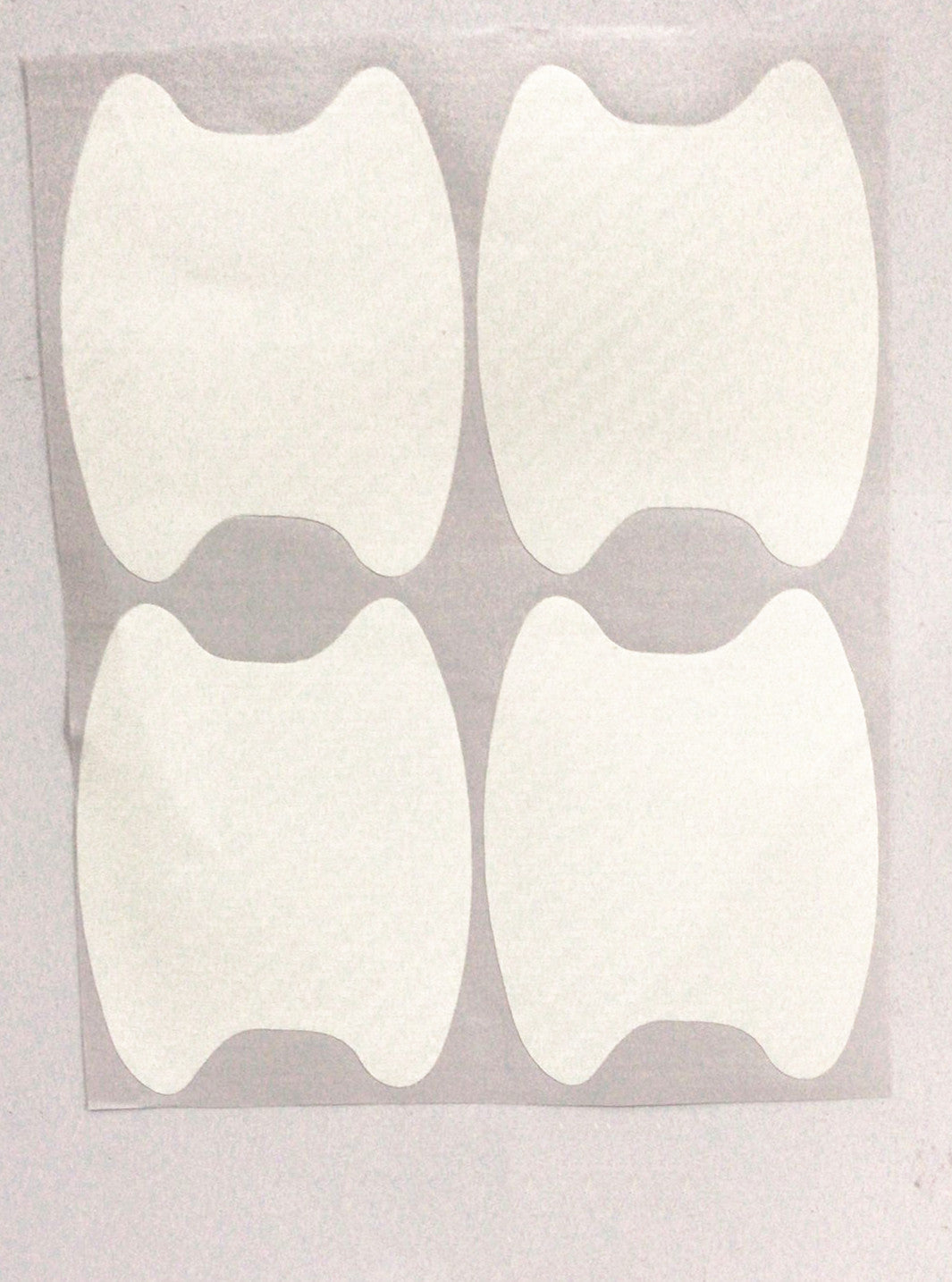 4pcs Set Of Door Stickers Carbon Fiber Scratch-resistant Car Handle Stickers