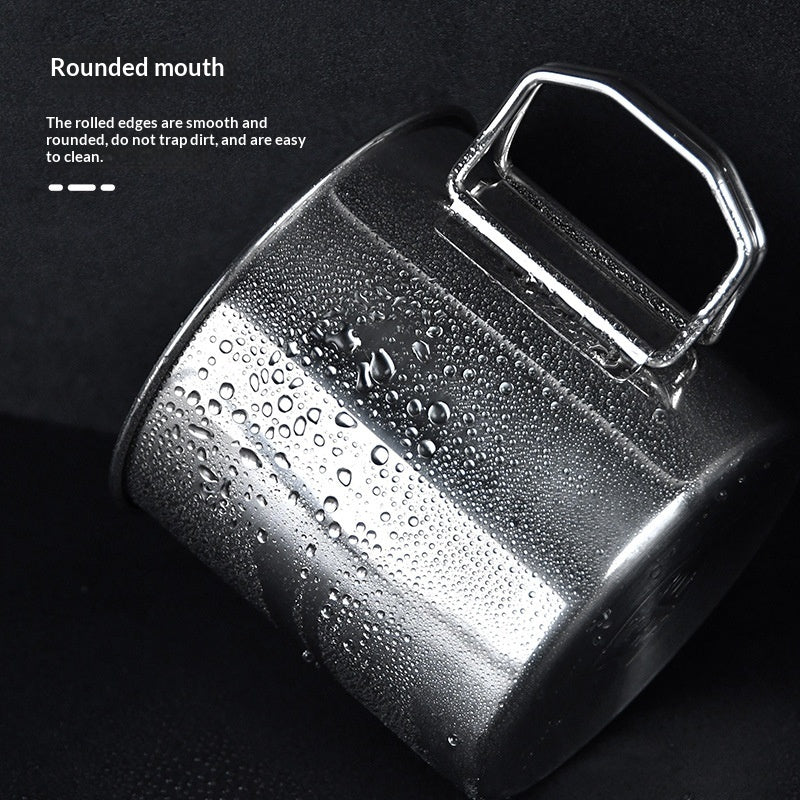 304 Stainless Steel Foldable Multifunctional Portable Climbing Cup