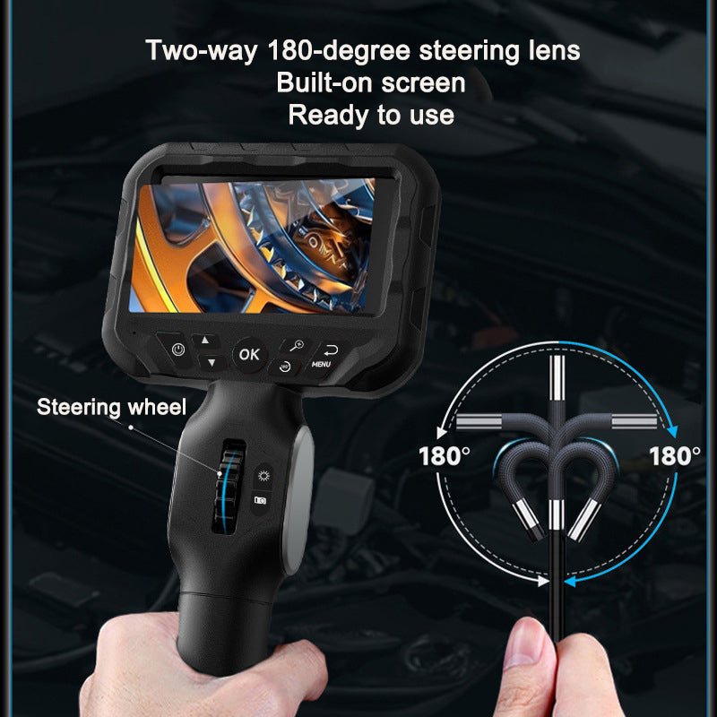 Industrial endoscope 360 degree rotation