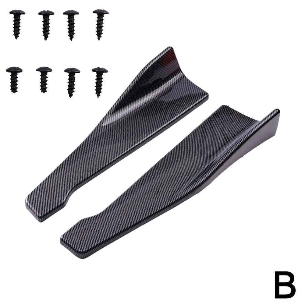 Universal Car Front Rear Bumper Strip Lip Spoiler Diffuser Splitter