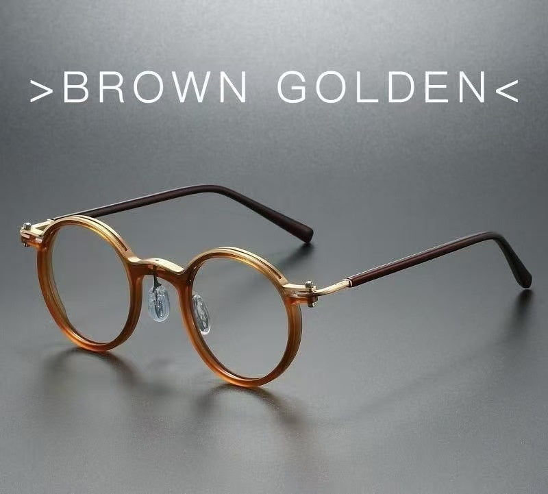 Retro Artistic Glasses Frame Unisex