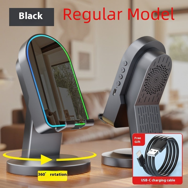 Three-in-one Wireless Induction Speaker Multi-function Bluetooth Speaker Bracket