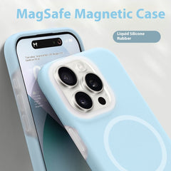 Solid Color Jelly Magnetic Liquid Silicone Phone Case